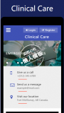 Clinical Care医院类触屏版自适应html5手机wap网站模板源码下载