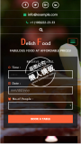 Delish Food精心制作美味触屏版html5手机餐饮酒店网站模板下载