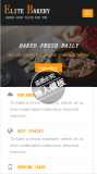 Elite Bakery新鲜好吃甜品html5手机wap餐饮酒店网站模板下载