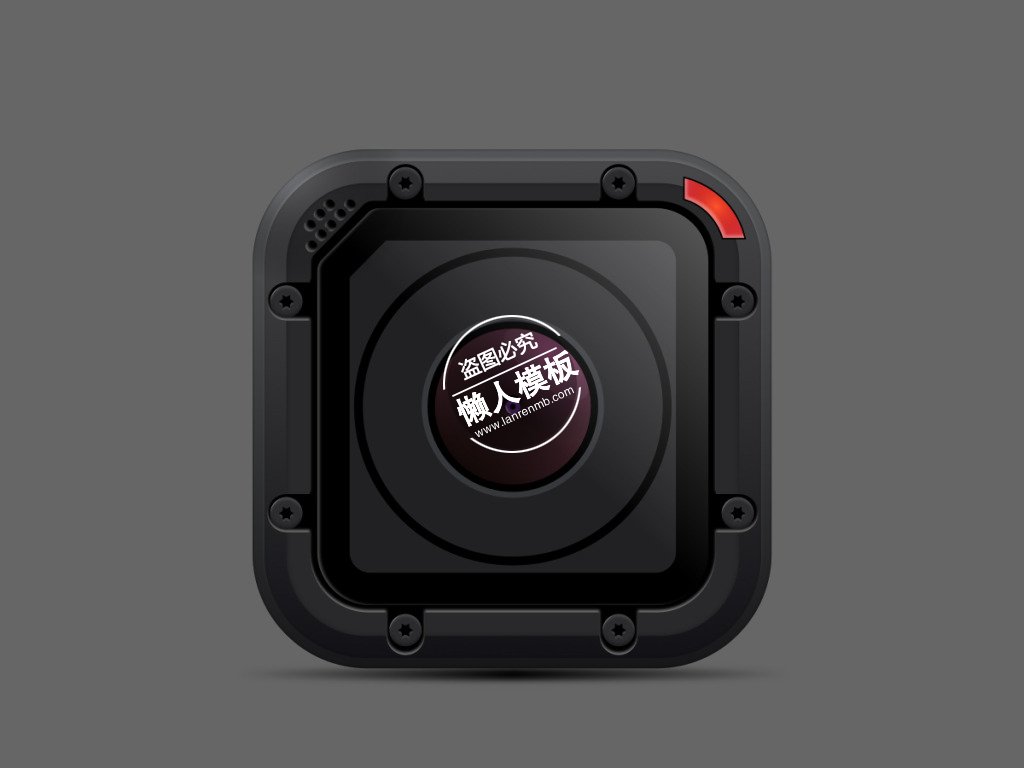 写实相机3d风格图标ui界面设计移动端手机网页psd素材下载