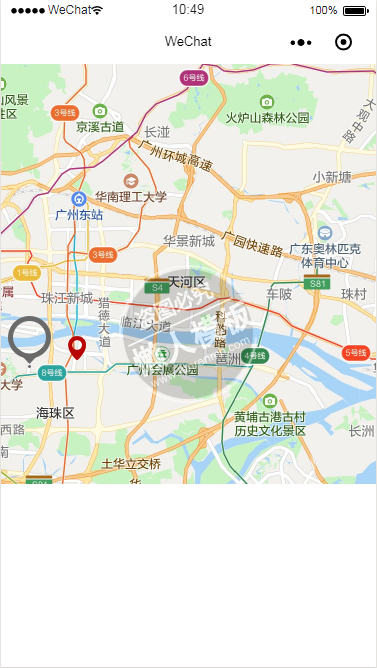 微信小程序广东地图demo源码下载