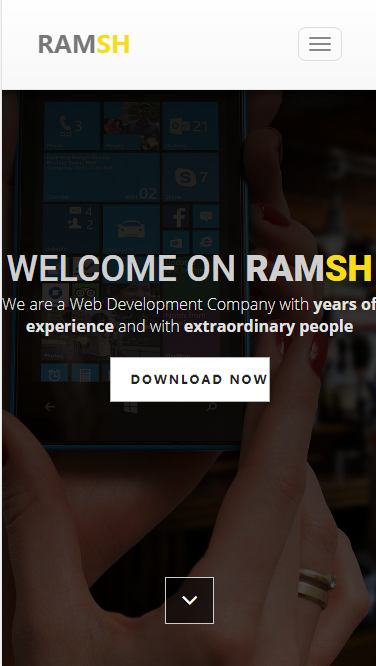 RAMSH科技类网站自适应响应式网站模板素材免费下载