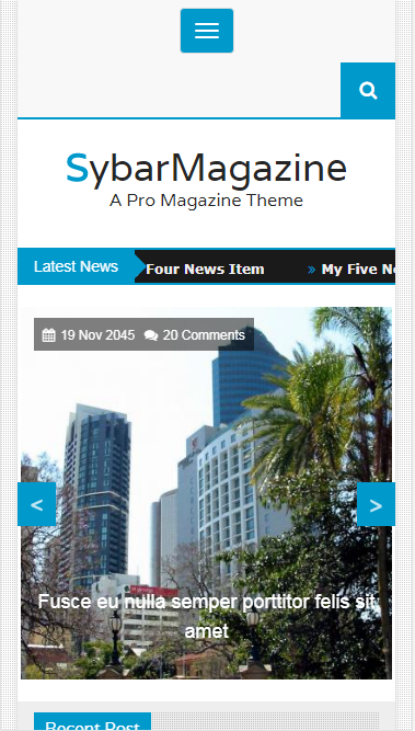 sybarmagazine旅行杂志自适应响应式网站模板素材免费下载