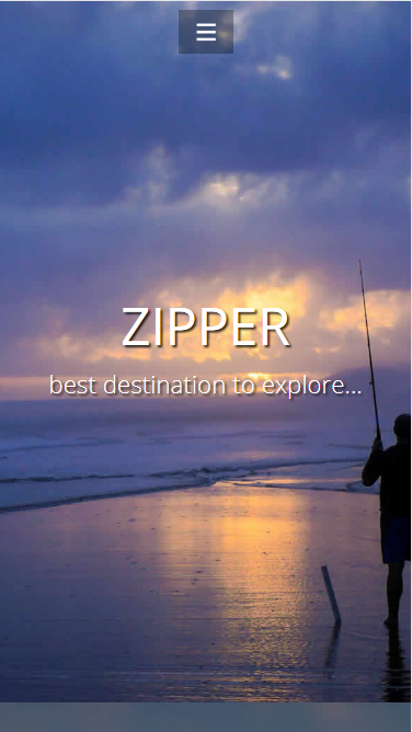 zipper动物摄影类自适应响应式网站模板素材免费下载