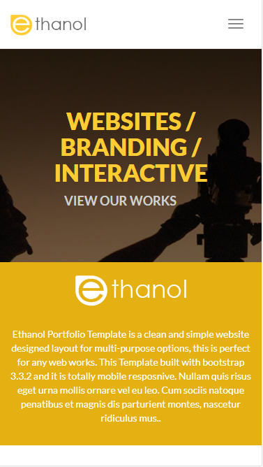 ethanol建站设计类自适应响应式网站模板素材免费下载