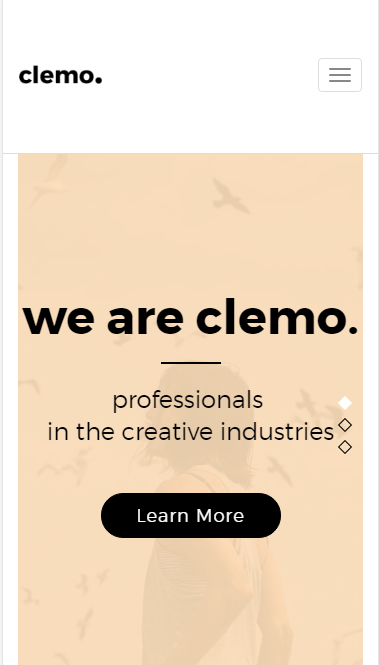 clemo新闻博客类自适应响应式网站模板素材免费下载
