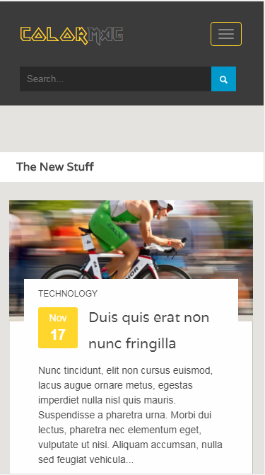 自行车竞赛体育运动类自适应响应式网站模板素材免费下载