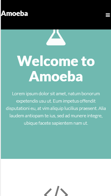 amoeba企业设计类自适应响应式网站模板素材免费下载