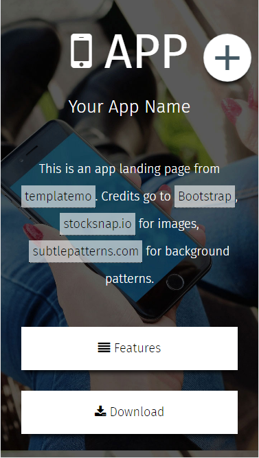 app技术门户类自适应响应式网站模板素材免费下载