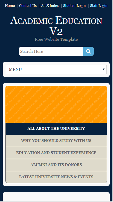 academic-education教育类自适应响应式网站模板素材免费下载