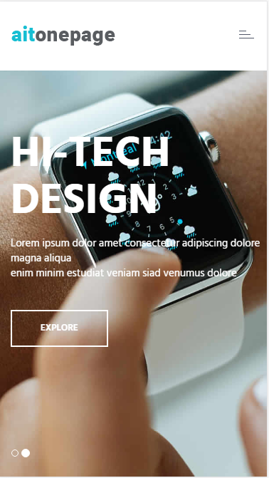 HI-TECH DESIGN设计企业类自适应响应式网站模板素材免费下载