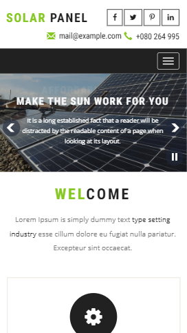 Solar Panel太阳能公司html5自适应响应式企业网站模板免费下载