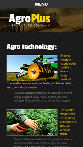 农牧业技术页html5自适应响应式企业网站模板免费下载