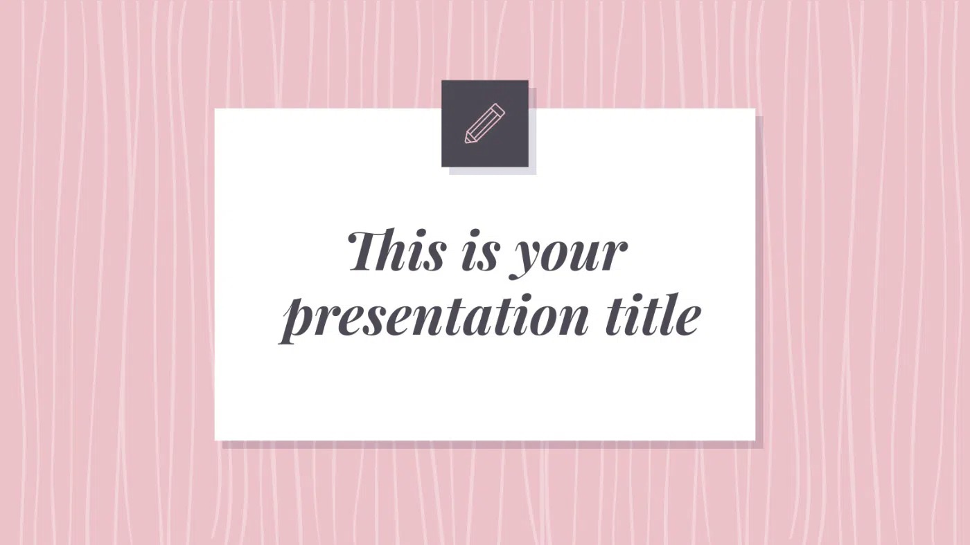 美丽的粉红色图案营销策划PPT模板整套素材免费下载