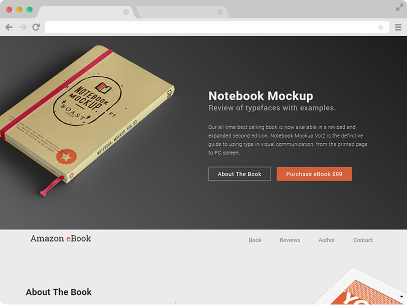 亚马逊电子书免费bootstrap5图书书籍销售在线购物商城网站模板自适应HTML5网站模板免费下载