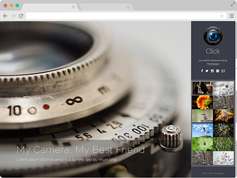 图片型免费响应式bootstrap5个人主页经验分享摄影模板自适应HTML5网站模板免费下载