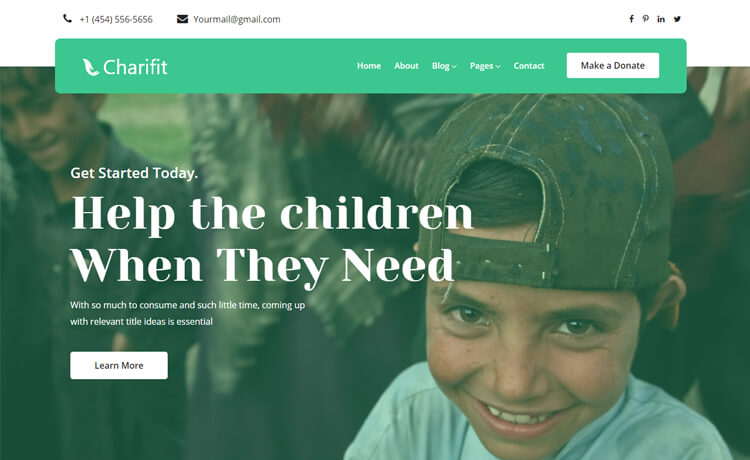 外观漂亮免费 Bootstrap 4 捐赠慈善非营利机构公益网站模板自适应HTML5网站模板免费下载