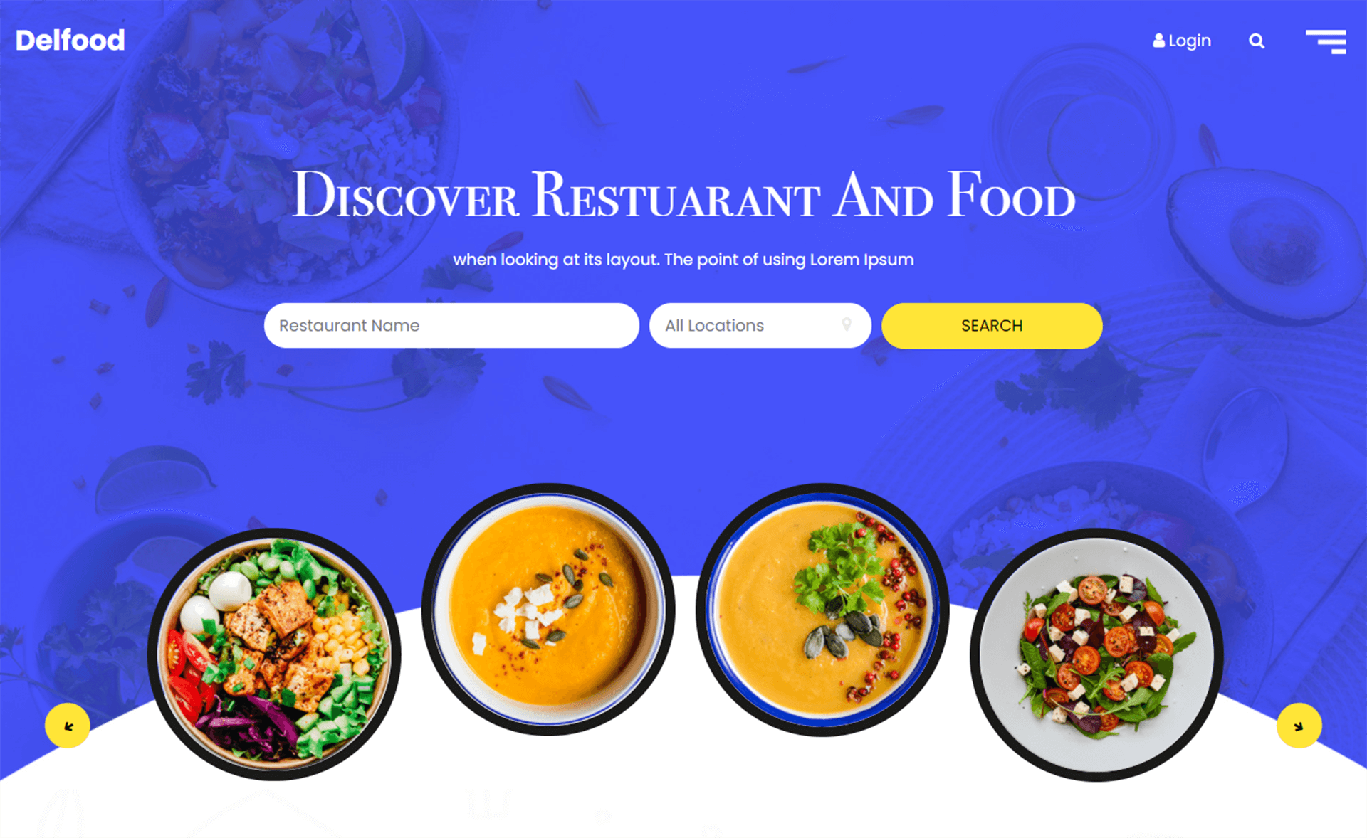 免费出色视觉Bootstrap 4 餐厅面包店咖啡馆酒吧餐饮食品厨师网站模板响应式CSS3网站模板免费下载