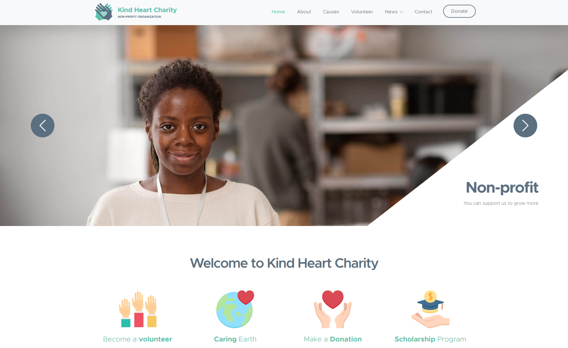 免费Bootstrap 5慈善网站模板自适应HTML5网站模板免费下载