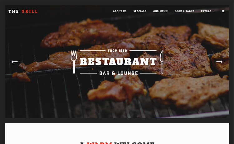 免费的Bootstrap 美食咖啡馆外卖店食品餐厅网站模板响应式CSS3自适应HTML5网站模板免费下载