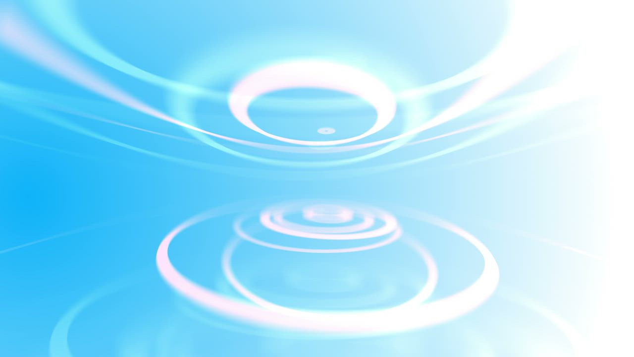 抽象圆圈在蓝色背景上扩展视频模板素材完整版免费下载