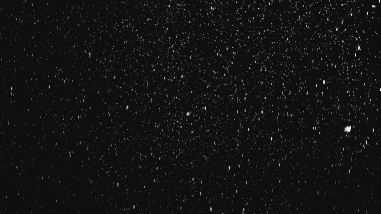 明媚的雪花飘落视频模板素材完整版免费下载
