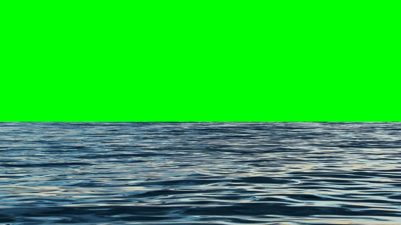 平静的海洋与色彩背景在天际线视频模板素材完整版免费下载