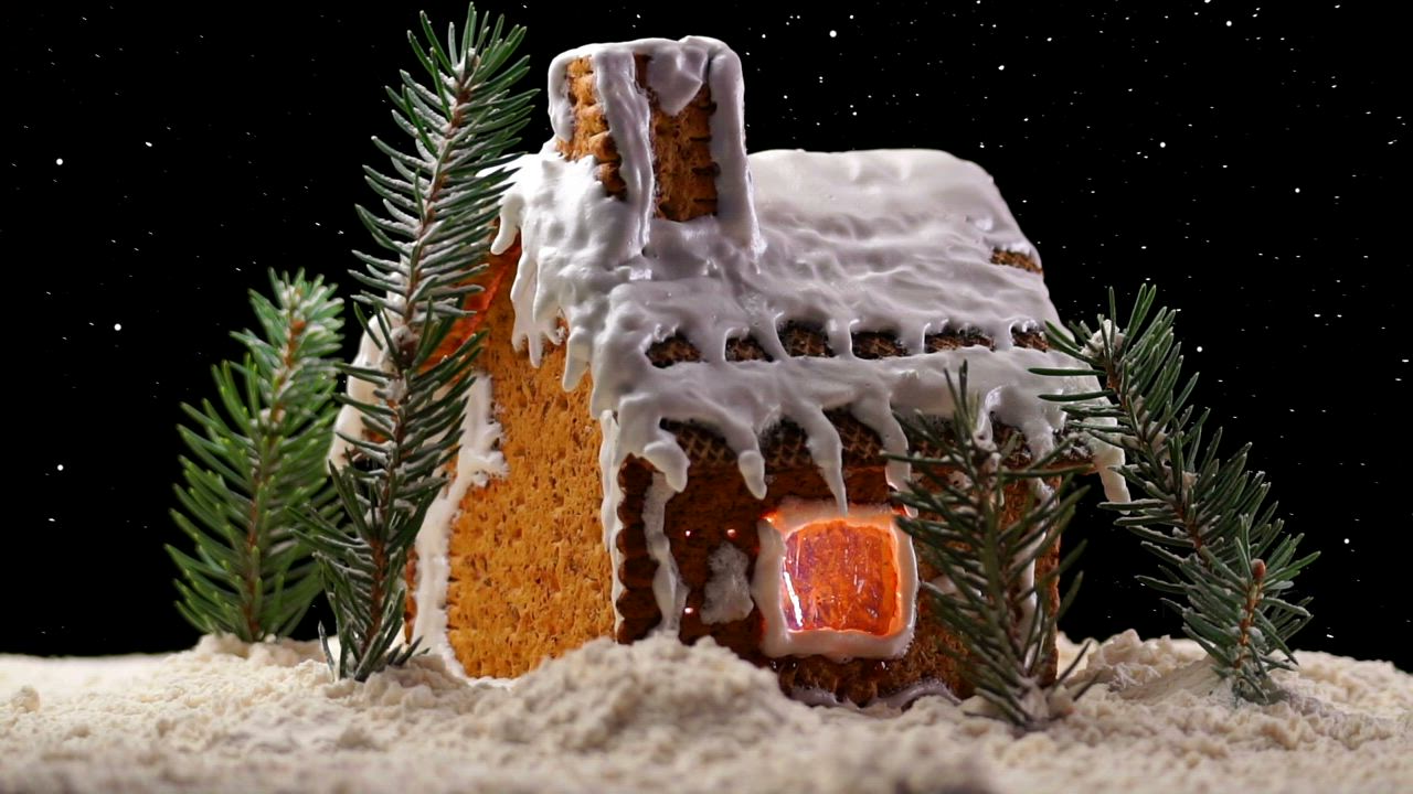 圣诞节童话小房子视频模板素材完整版免费下载