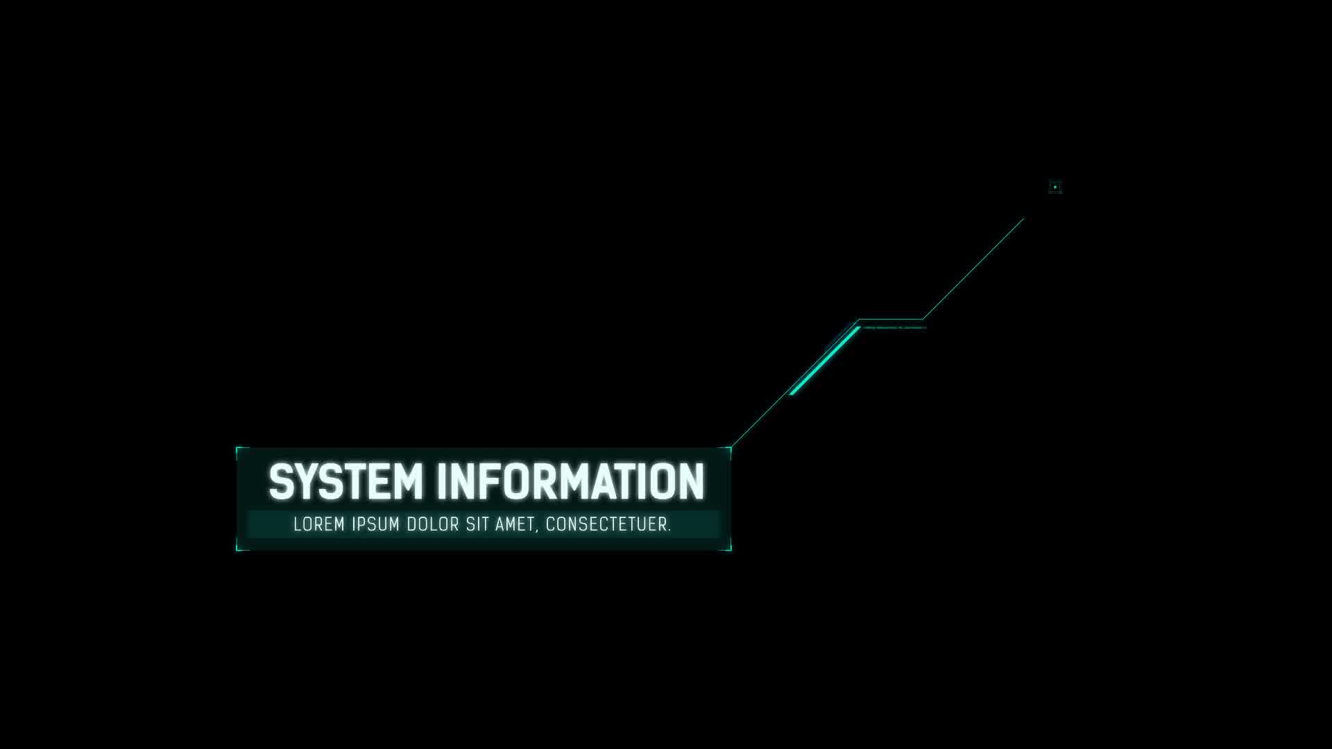 数字横幅标注视频模板素材完整版免费下载