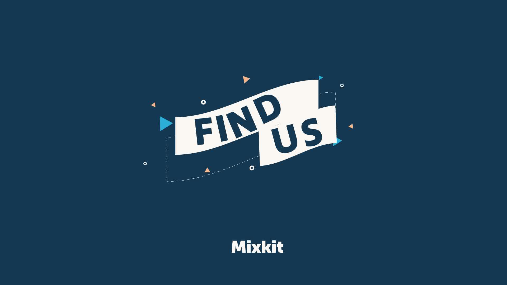 旗帜横幅标题视频模板素材完整版免费下载