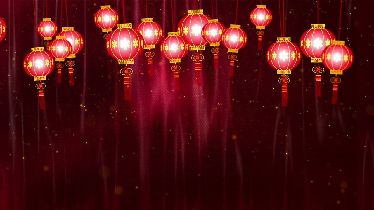 悬挂中国文化灯标题视频视频模板素材完整版免费下载
