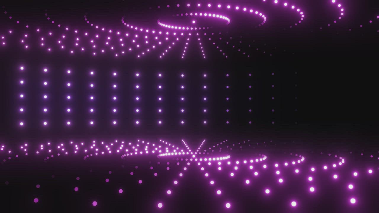 紫色光斑的短发光圆柱体视频模板素材完整版免费下载