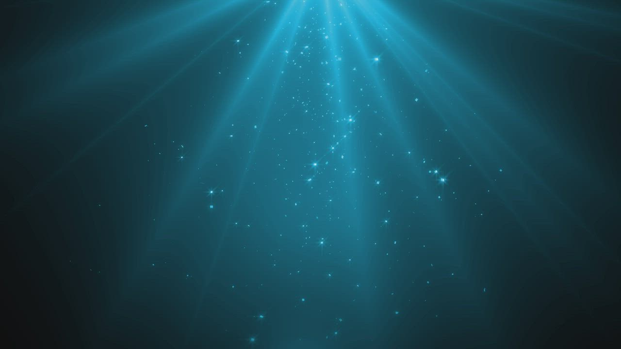 海洋背景下的平静，光线在水中达到顶峰视频模板素材完整版免费下载