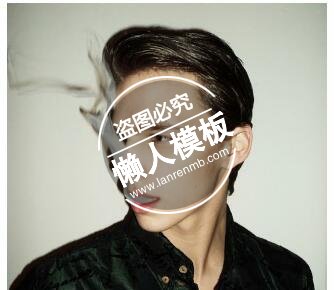 嘴里吐烟的时尚型男微信公众号配图专用图库素材