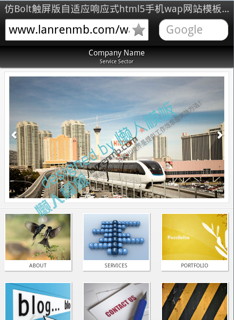仿Bolt触屏版自适应响应式html5手机wap网站模板下载