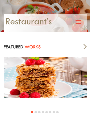 西餐厅甜点触屏版自适应html5手机wap网站模板源码下载
