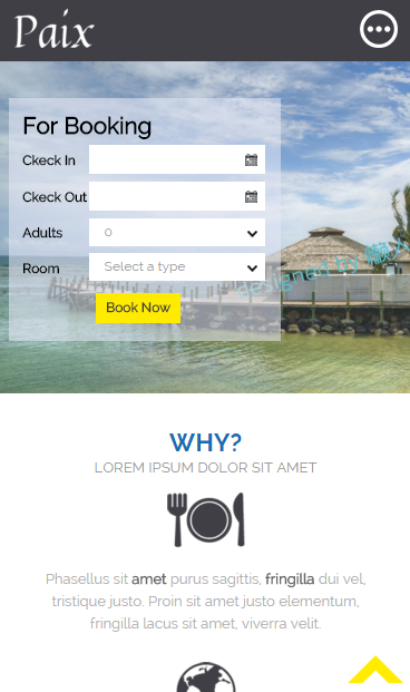 旅游酒店在线预订触屏版自适应手机wap网站模板源码下载