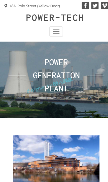 电力科技公司html5触屏版自适应手机wap网站模板源码下载