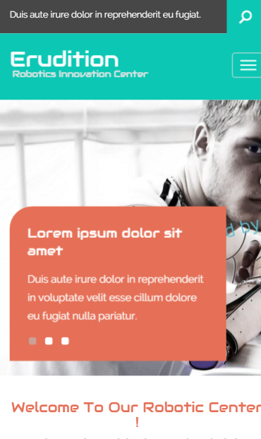 机器人生产基地html5触屏版自适应手机wap网站模板源码下载