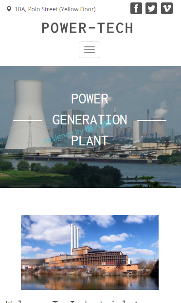 电力科技企业触屏版自适应手机wap网站模板源码下载