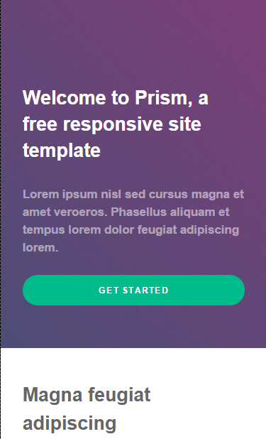 紫色简洁企业站点触屏版自适应手机wap网站模板源码下载