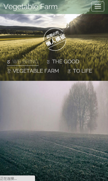 梦幻蔬菜农场触屏版自适应html5手机wap网站模板源码下载