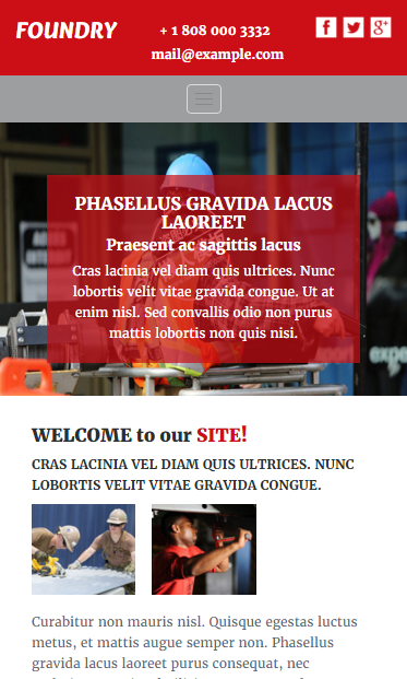 土木工程触屏版自适应html5手机wap网站模板源码下载