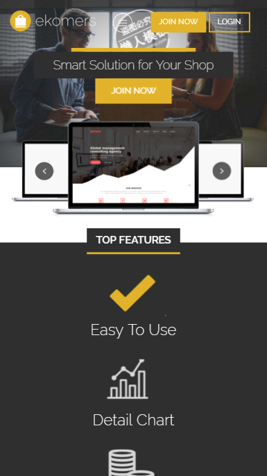证券股市交易触屏版自适应手机wap网站模板源码下载