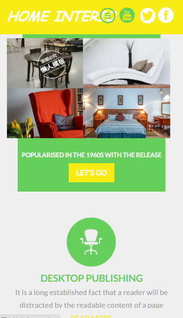 艺术家具设计触屏版自适应html5手机wap网站模板源码下载