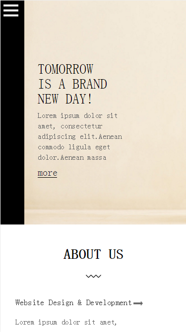 家居生活设计触屏版自适应html5手机wap网站模板源码下载