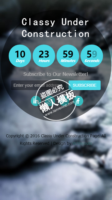 网站建设倒计时触屏版自适应html5手机wap网站模板源码下载