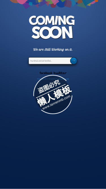 网站正在建设马上好触屏版自适应html5手机wap网站模板源码下载