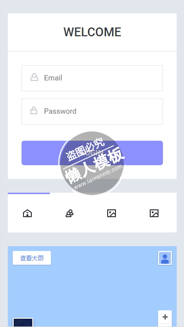 Epic大气 Ui网站触屏版自适应html5手机wap网站模板源码下载