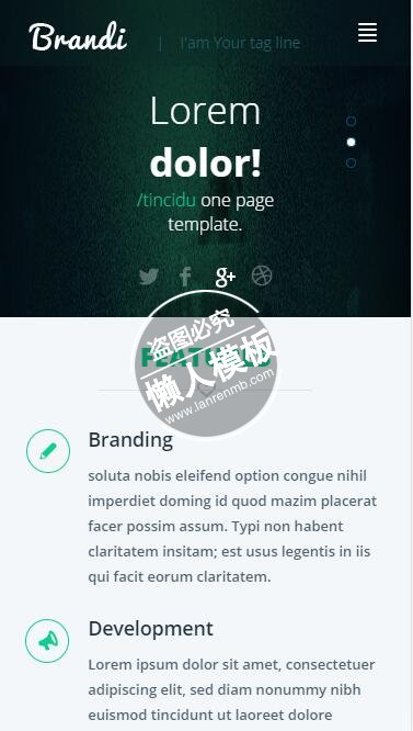Brandi影片制作拍摄html5公司企业手机wap网站模板免费下载